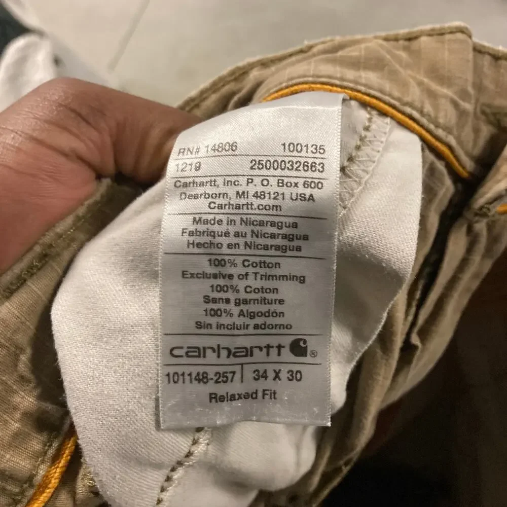 Y2K baggy carhartt carpenter cargo Jeans 34x30